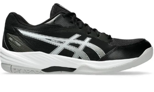 CALZADO ASICS MASCULINO VOLEY GEL-TASK 4 BLACK/WHITE 9US 27.0CM