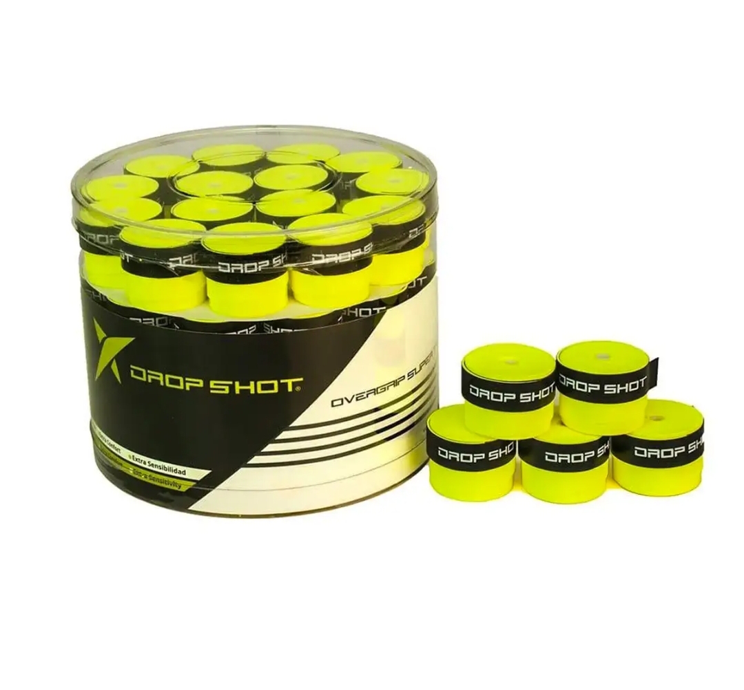 OVERGRIP DROP SHOT CLUB X UNIDAD FLUOR/NEGRO